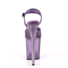 Load image into Gallery viewer, FLAMINGO-809T Pleaser 8&quot; Heel Purple Pole Dancing Platforms