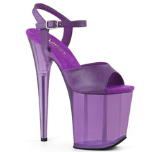 Load image into Gallery viewer, FLAMINGO-809T Pleaser 8&quot; Heel Purple Pole Dancing Platforms