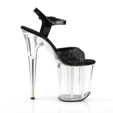 Load image into Gallery viewer, FLAMINGO-810 8&quot; Heel Black Glitter Pole Dancing Platforms