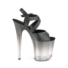 Load image into Gallery viewer, FLAMINGO-822T Pleaser 8 Inch Heel Black Pole Dancer Platform