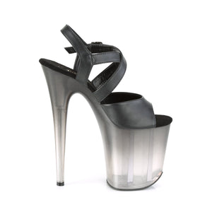 FLAMINGO-822T Pleaser 8 Inch Heel Black Pole Dancer Platform