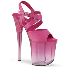 Load image into Gallery viewer, FLAMINGO-822T Pleaser 8&quot; Heel Fuchsia Pole Dancing Platforms