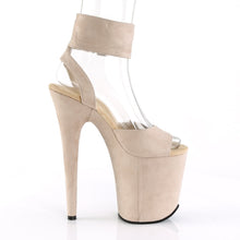 Load image into Gallery viewer, FLAMINGO-891 Pleaser 8&quot; Heel Beige Pole Dancing Platforms