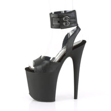 Load image into Gallery viewer, FLAMINGO-891 Pleaser 8 Inch Heel Black Pole Dancer Platforms