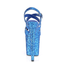 Load image into Gallery viewer, FLAMINGO-897LG 8 Inch Heel Royal Blue Pole Dancing Platforms