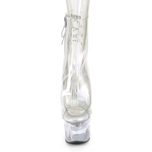 FLASHDANCE-1018C-7 7" Heel Clear Pole Dancing Platforms