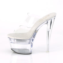 Load image into Gallery viewer, FLASHDANCE-702 Pleaser 7&quot; Heel Clear Pole Dancing Platforms