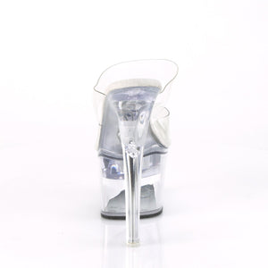 FLASHDANCE-702 Pleaser 7" Heel Clear Pole Dancing Platforms