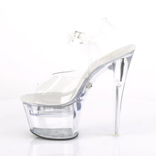 Load image into Gallery viewer, FLASHDANCE-708 Pleaser 7&quot; Heel Clear Pole Dancing Platforms