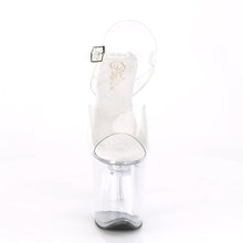 Load image into Gallery viewer, FLASHDANCE-808 Pleaser 8&quot; Heel Clear Pole Dancing Platforms