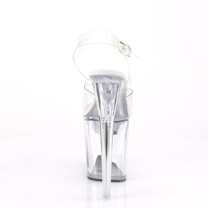 FLASHDANCE-808 Pleaser 8" Heel Clear Pole Dancing Platforms