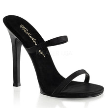 Load image into Gallery viewer, GALA-02 Fabulicious 4.5 Inch Heel Black Satin Sexy Shoes