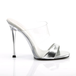 GALA-02L Fabulicious 4.5 Inch Heel Silver Sexy Shoes