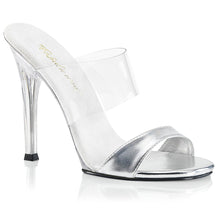 Load image into Gallery viewer, GALA-02L Fabulicious 4.5 Inch Heel Silver Sexy Shoes