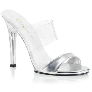 GALA-02L Fabulicious 4.5 Inch Heel Silver Sexy Shoes