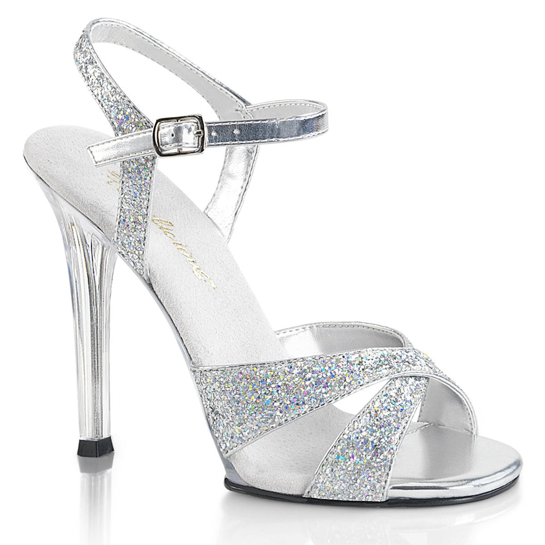 GALA-19 Fabulicious 4.5 Inch Heel Silver Glitter Sexy Shoes