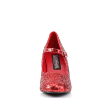 Load image into Gallery viewer, GLINDA-50G Funtasma 3&quot; Heel Red Glitter Women&#39;s Sexy Shoes