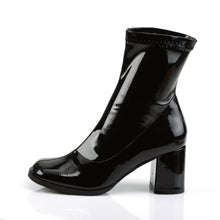 Load image into Gallery viewer, GOGO-150 Funtasma 3&quot; Heel Black Stretch Patent Women&#39;s Boots