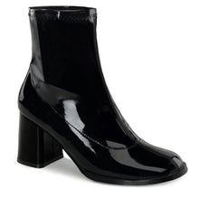 Load image into Gallery viewer, GOGO-150 Funtasma 3&quot; Heel Black Stretch Patent Women&#39;s Boots