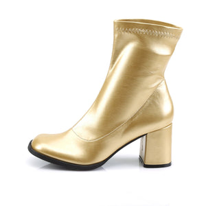 GOGO-150 Funtasma 3 Inch Heel Gold Women's Boots