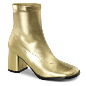 GOGO-150 Funtasma 3 Inch Heel Gold Women's Boots