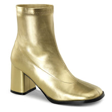 Load image into Gallery viewer, GOGO-150 Funtasma 3 Inch Heel Gold Women&#39;s Boots