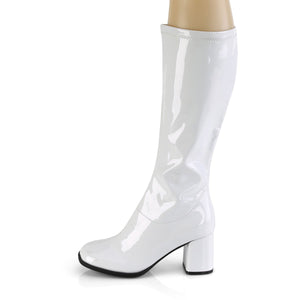 GOGO-300-2 Funtasma 3 Inch Heel White Women's Boots