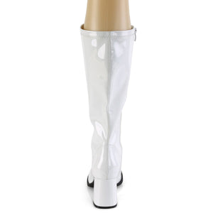 GOGO-300-2 Funtasma 3 Inch Heel White Women's Boots