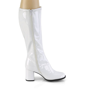 GOGO-300-2 Funtasma 3 Inch Heel White Women's Boots