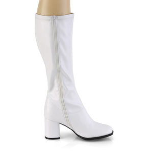 GOGO-300-2 Funtasma 3 Inch Heel White Women's Boots