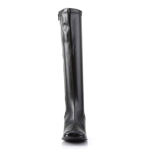 GOGO-300 Funtasma 3" Heel Black Stretch Matt Women's Boots