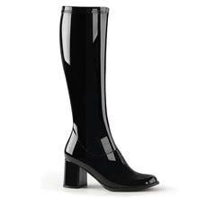 Load image into Gallery viewer, GOGO-300 Funtasma 3&quot; Heel Black Stretch Patent Women&#39;s Boots