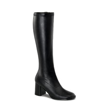 Load image into Gallery viewer, GOGO-300 Funtasma 3&quot; Heel Black Stretch Matt Women&#39;s Boots