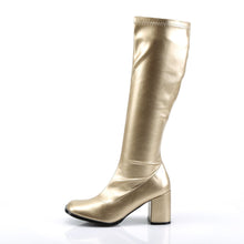 Load image into Gallery viewer, GOGO-300 Funtasma 3 Inch Heel Gold Women&#39;s Boots