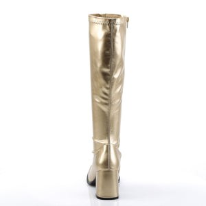 GOGO-300 Funtasma 3 Inch Heel Gold Women's Boots