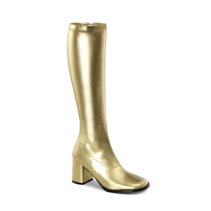 GOGO-300 Funtasma 3 Inch Heel Gold Women's Boots