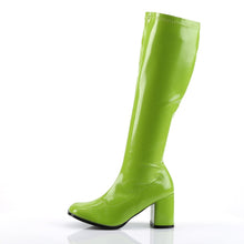 Load image into Gallery viewer, GOGO-300 Funtasma 3 Inch Heel Lime Green Women&#39;s Boots