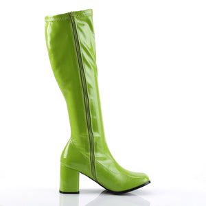 GOGO-300 Funtasma 3 Inch Heel Lime Green Women's Boots