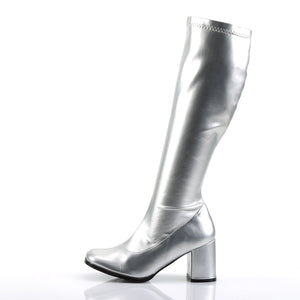 GOGO-300 Funtasma 3 Inch Heel Silver Women's Boots