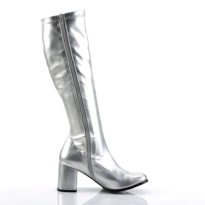 GOGO-300 Funtasma 3 Inch Heel Silver Women's Boots