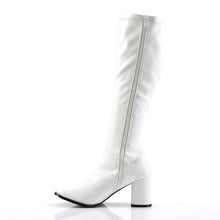 Load image into Gallery viewer, GOGO-300 Funtasma 3 Inch Heel White Patent Women&#39;s Boots