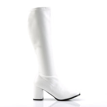 Load image into Gallery viewer, GOGO-300 Funtasma 3 Inch Heel White Patent Women&#39;s Boots