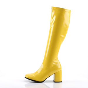 GOGO-300 Funtasma 3 Inch Heel Yellow Women's Boots