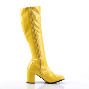 GOGO-300 Funtasma 3 Inch Heel Yellow Women's Boots