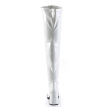 Load image into Gallery viewer, GOGO-3000 Funtasma 3 Inch Heel White Patent Women&#39;s Boots