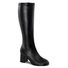 Load image into Gallery viewer, GOGO-300WC Funtasma 3&quot; Heel Black Wide Width Knee High Boots