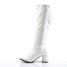 Load image into Gallery viewer, GOGO-300WC Funtasma 3&quot; Heel White Wide Width Knee High Boots