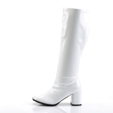 Load image into Gallery viewer, GOGO-300WC Funtasma 3&quot; Heel White Wide Width Knee High Boots