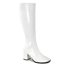 Load image into Gallery viewer, GOGO-300WC Funtasma 3&quot; Heel White Wide Width Knee High Boots