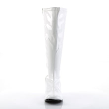 Load image into Gallery viewer, GOGO-300X Funtasma 3&quot; White Patent Wide Width Knee High Boot